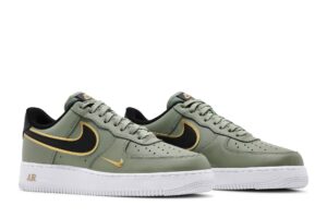 Nike Air Force 1 Low '07 LV8 Double Swoosh Olive Gold Black DA8481-300 - Brosneaker photo 8