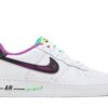 Nike Air Force 1 Low '07 LV8 Just Do It! White Vivid Purple (GS) DX3933-100 - Brosneaker photo 1