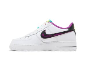 Nike Air Force 1 Low '07 LV8 Just Do It! White Vivid Purple (GS) DX3933-100 - Brosneaker photo 3