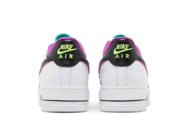 Nike Air Force 1 Low '07 LV8 Just Do It! White Vivid Purple (GS) DX3933-100 - Brosneaker photo 6