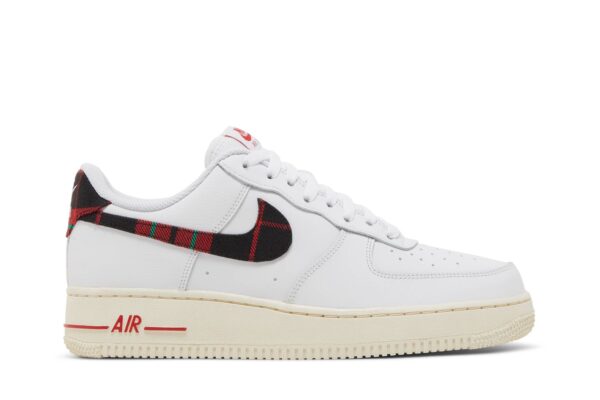Nike Air Force 1 Low '07 LV8 Tartan Plaid White University Red DV0789-100 - Brosneaker photo 1