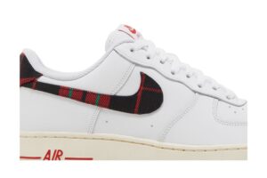 Nike Air Force 1 Low '07 LV8 Tartan Plaid White University Red DV0789-100 - Brosneaker photo 2