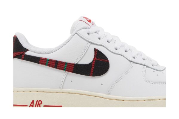 Nike Air Force 1 Low '07 LV8 Tartan Plaid White University Red DV0789-100 - Brosneaker photo 2