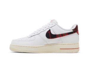 Nike Air Force 1 Low '07 LV8 Tartan Plaid White University Red DV0789-100 - Brosneaker photo 3