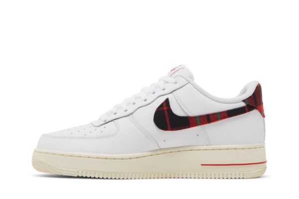 Nike Air Force 1 Low '07 LV8 Tartan Plaid White University Red DV0789-100 - Brosneaker photo 3