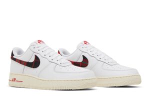 Nike Air Force 1 Low '07 LV8 Tartan Plaid White University Red DV0789-100 - Brosneaker photo 8