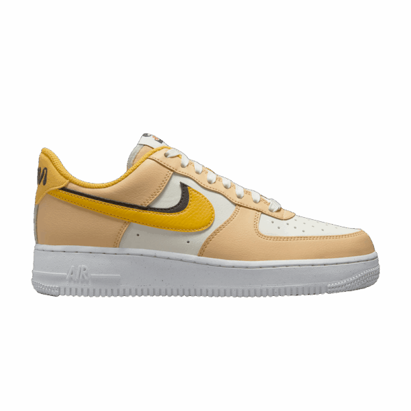 Nike Air Force 1 Low '07 LX '82 Double Swoosh Sail Yellow Ochre (Women's) DX6065-171 - Brosneaker photo 1