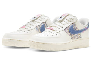Nike Air Force 1 Low '07 LX Denim Swoosh Boucle (Women's) FJ7740-141 - Brosneaker photo 1