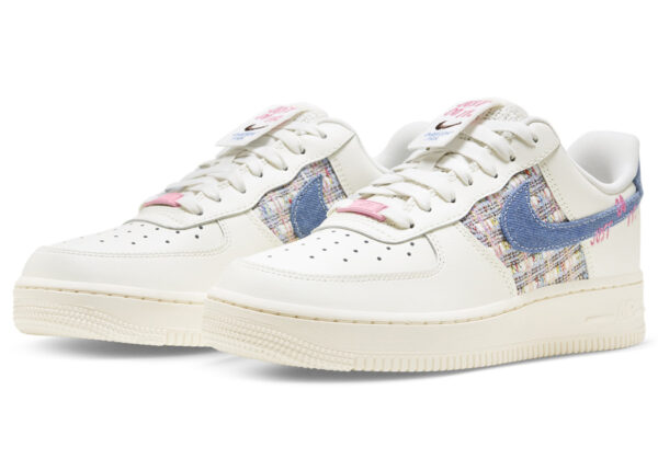 Nike Air Force 1 Low '07 LX Denim Swoosh Boucle (Women's) FJ7740-141 - Brosneaker photo 1