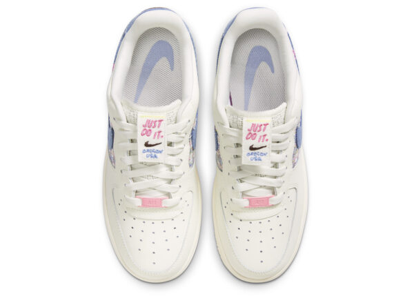 Nike Air Force 1 Low '07 LX Denim Swoosh Boucle (Women's) FJ7740-141 - Brosneaker photo 3
