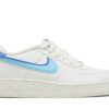 Nike Air Force 1 Low 82 Double Swoosh White Medium Blue (GS) DQ0359-100 - Brosneaker photo 1