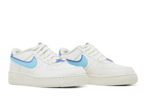Nike Air Force 1 Low 82 Double Swoosh White Medium Blue (GS) DQ0359-100 - Brosneaker photo 8