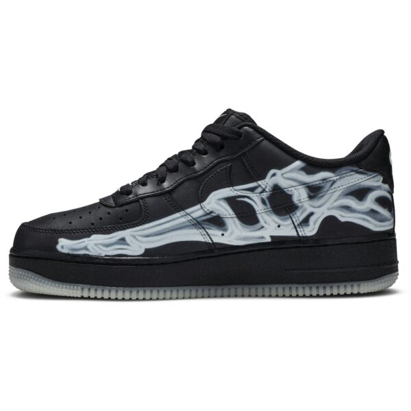 Nike Air Force 1 Low Black Skeleton Halloween (2019) BQ7541-001 - Brosneaker photo 3