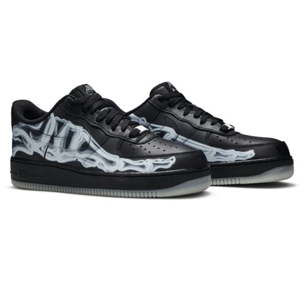 Nike Air Force 1 Low Black Skeleton Halloween (2019) BQ7541-001 - Brosneaker photo 8