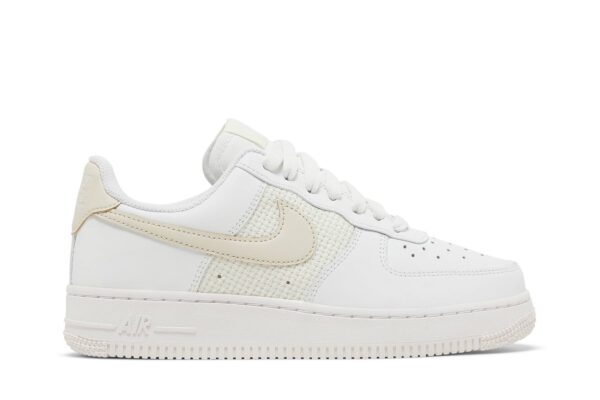 Nike Air Force 1 Low Essential Cross Stitch Summit White Fossil (Women's) DJ9945-100 - Brosneaker photo 1