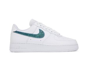 Nike Air Force 1 Low Glitter Swoosh Green (Women's) DH4407-100 - Brosneaker photo 1
