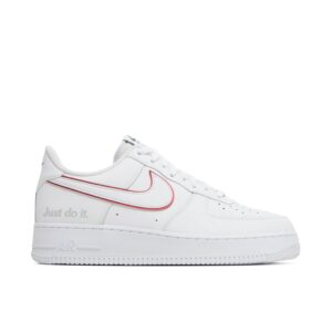 Nike Air Force 1 Low Just Do It White Noble Green Metallic Silver University Red DQ0791-100 - Brosneaker photo 1