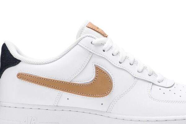 Nike Air Force 1 Low Removable Swoosh Pack White Vachetta Tan CT2253-100 - Brosneaker photo 2