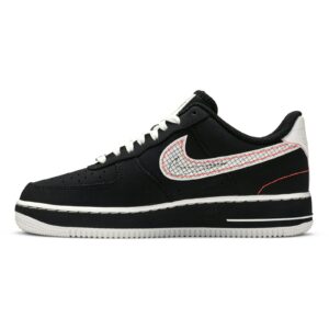 Nike Air Force 1 Low Schematic Black White Bright Crimson CU6646-001 - Brosneaker photo 3