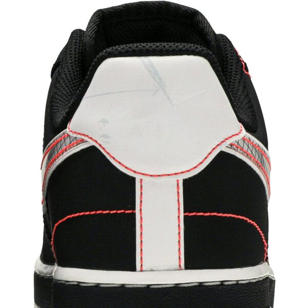 Nike Air Force 1 Low Schematic Black White Bright Crimson CU6646-001 - Brosneaker photo 7
