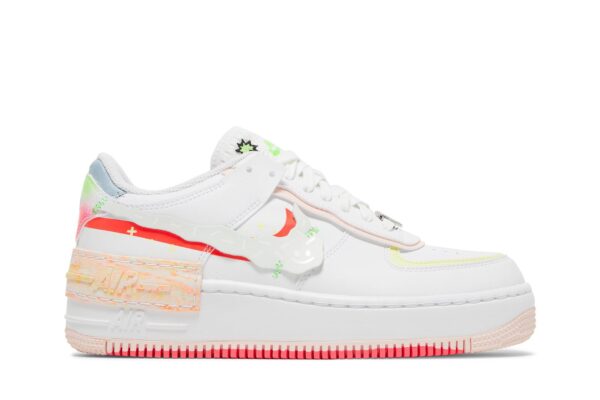 Nike Air Force 1 Low Shadow White Pink Orange (Women's) DV1364-111 - Brosneaker photo 1