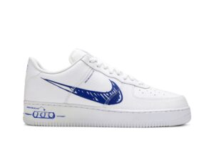 Nike Air Force 1 Low Sketch White Royal CW7581-100 - Brosneaker photo 1