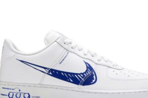 Nike Air Force 1 Low Sketch White Royal CW7581-100 - Brosneaker photo 2