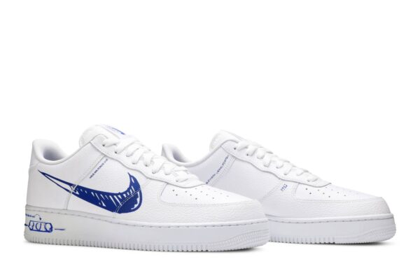 Nike Air Force 1 Low Sketch White Royal CW7581-100 - Brosneaker photo 8
