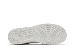 Nike Air Force 1 Low White Gold Glitter Swoosh (Women's) DH4407-101 - Brosneaker photo 4