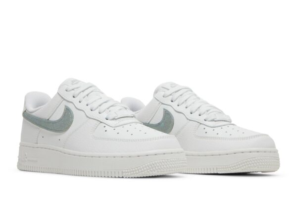 Nike Air Force 1 Low White Gold Glitter Swoosh (Women's) DH4407-101 - Brosneaker photo 8