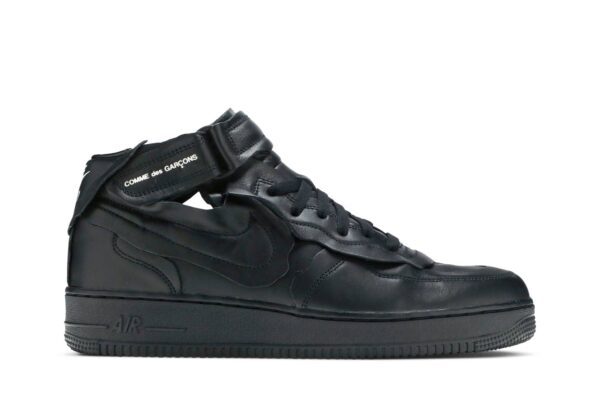 Nike Air Force 1 Mid Comme des Garcons Black DC3601-001 - Brosneaker photo 1