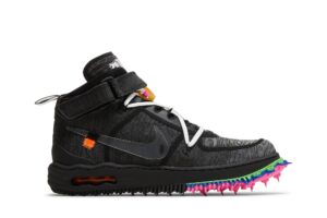 Nike Air Force 1 Mid Off-White Black DO6290-001 - Brosneaker photo 1