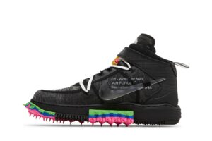 Nike Air Force 1 Mid Off-White Black DO6290-001 - Brosneaker photo 3