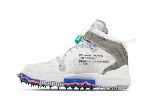 Nike Air Force 1 Mid Off-White White DO6290-100 - Brosneaker photo 3