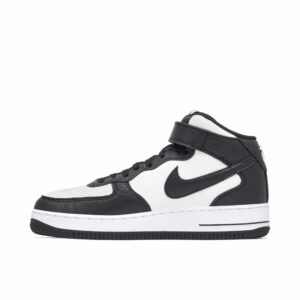 Nike Air Force 1 Mid Stussy Light Bone Black DJ7840-002 - Brosneaker photo 2
