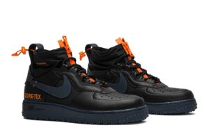 Nike Air Force 1 Winter Gore-Tex Black Bright Ceramic Thunder Blue CQ7211-001 - Brosneaker photo 8