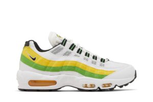 Nike Air Max 95 Essential White Green Apple Tour Yellow DQ3429-100 - Brosneaker photo 1