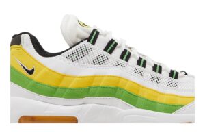 Nike Air Max 95 Essential White Green Apple Tour Yellow DQ3429-100 - Brosneaker photo 2