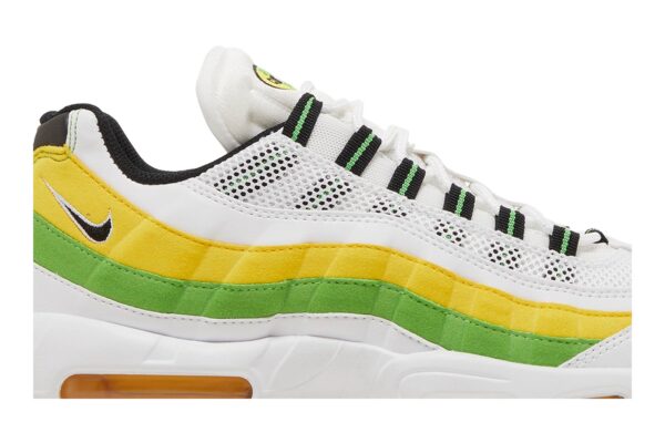 Nike Air Max 95 Essential White Green Apple Tour Yellow DQ3429-100 - Brosneaker photo 2