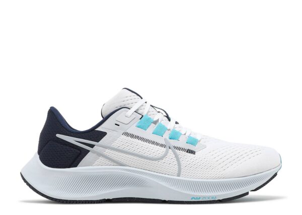Nike Air Zoom Pegasus 38 White Midnight Navy CW7356-101 - Brosneaker photo 1