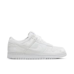 Nike Dunk Low Dover Street Market Triple White Velvet DH2686-100 - Brosneaker photo 1