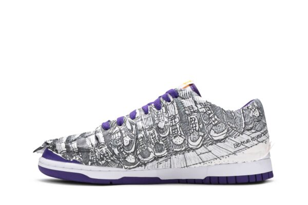 Nike Dunk Low Flip the Old School (Women's) DJ4636-100 - Brosneaker photo 3
