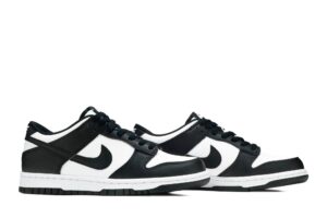 Nike Dunk Low Retro White Black Panda (GS) CW1590-100 - Brosneaker photo 8
