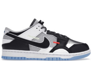 Nike Dunk Low Scrap Black Neutral Grey University Blue White DN5381-001 - Brosneaker photo 1