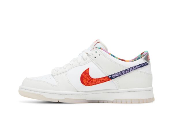 Nike Dunk Low White Multi-Color Paisley (GS) FN8913-141 - Brosneaker photo 3