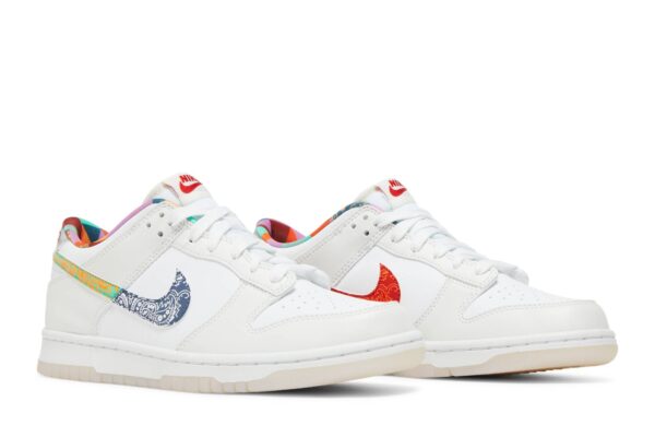 Nike Dunk Low White Multi-Color Paisley (GS) FN8913-141 - Brosneaker photo 8