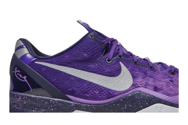 Nike Kobe 8 Playoffs Purple Platinum 555035-500 - Brosneaker photo 2