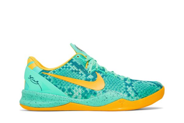 Nike Kobe 8 System Green Glow Laser Orange 555035-304 - Brosneaker photo 1