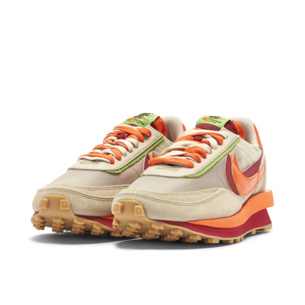 Nike LD Waffle sacai CLOT Kiss of Death Net Orange Blaze DH1347-100 - Brosneaker photo 4