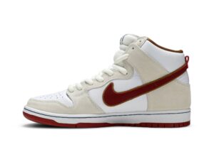 Nike SB Dunk High Sail Bright Crimson CV9499-100 - Brosneaker photo 3